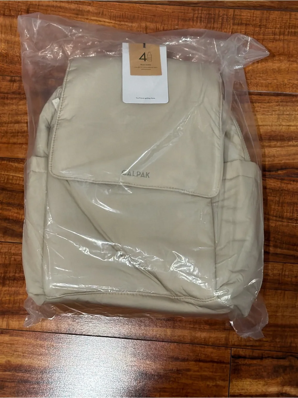 Calpak mini diaper back pack - oatmeal